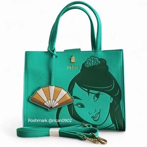 Disney Loungefly Princess Mulan Debossed Satchel